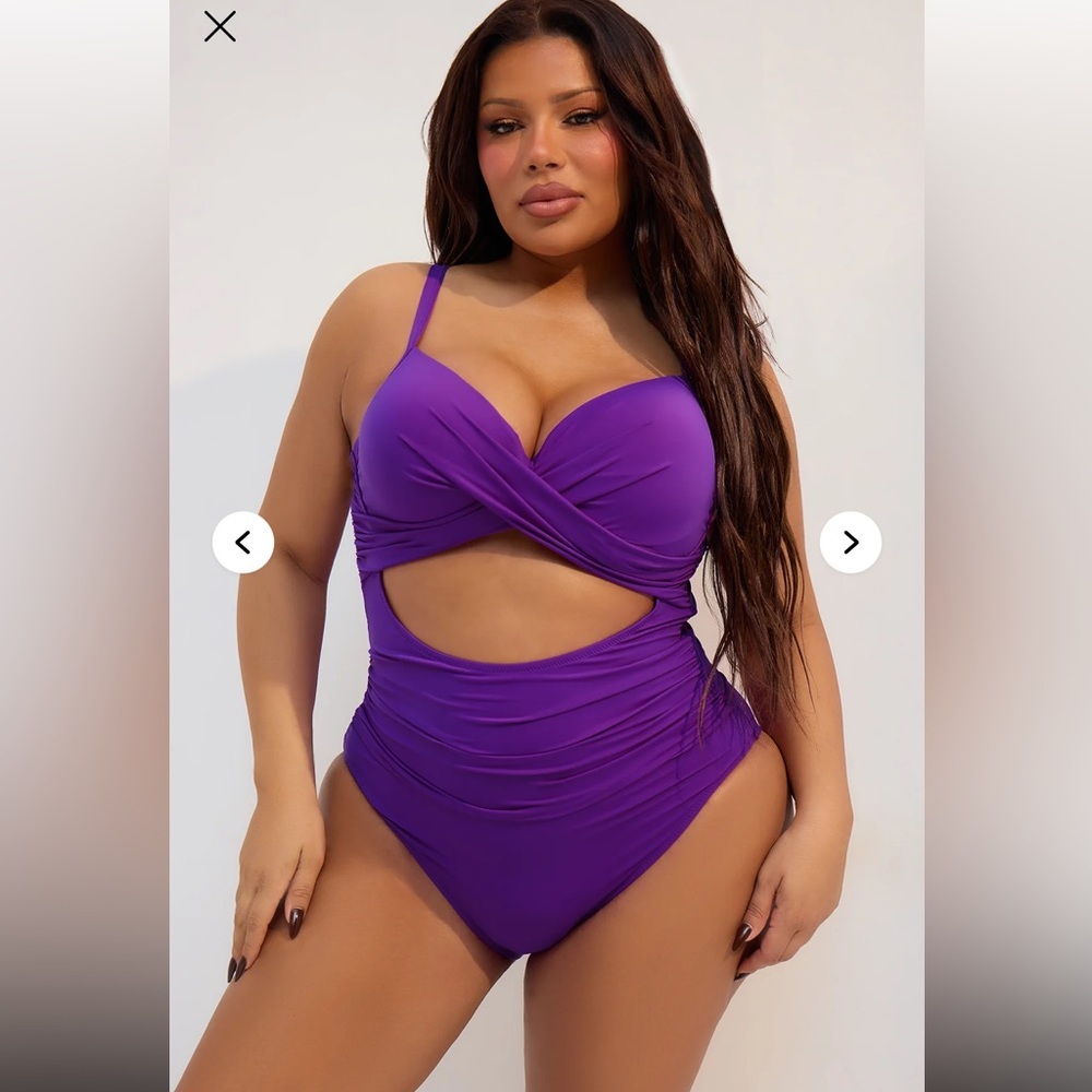 Fashion Nova Purple Bikini Set
